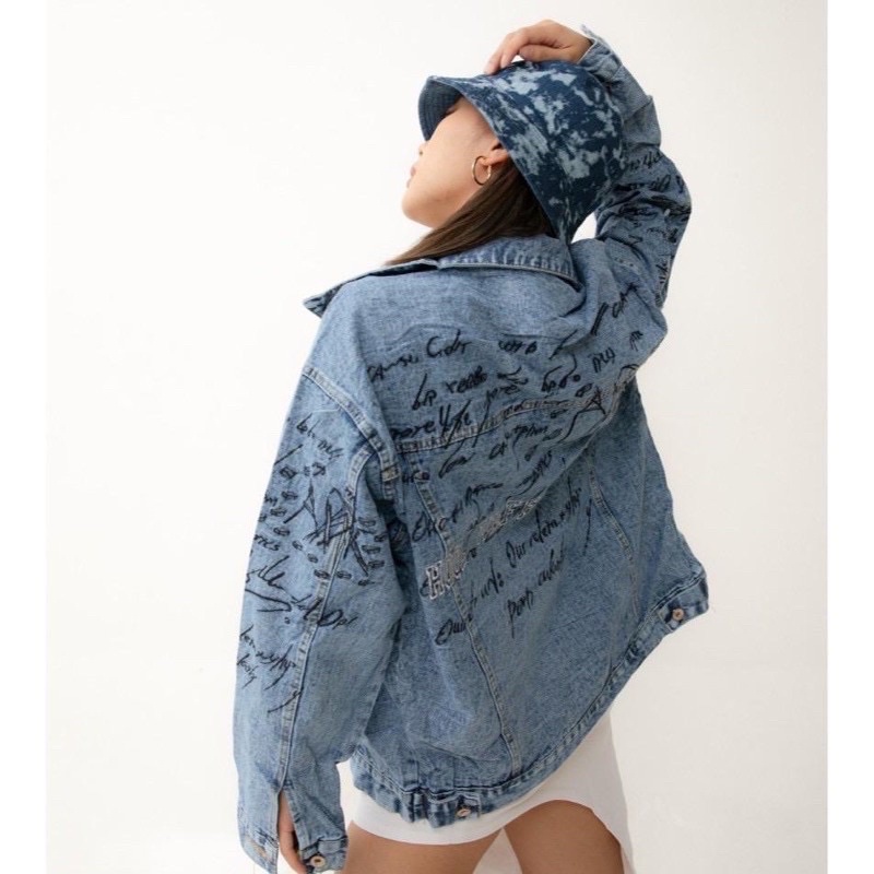 Stay Jacket Jeans - jaket jeans wanita denim jeans PREMIUM QUALITY ootd hijab jaket korea