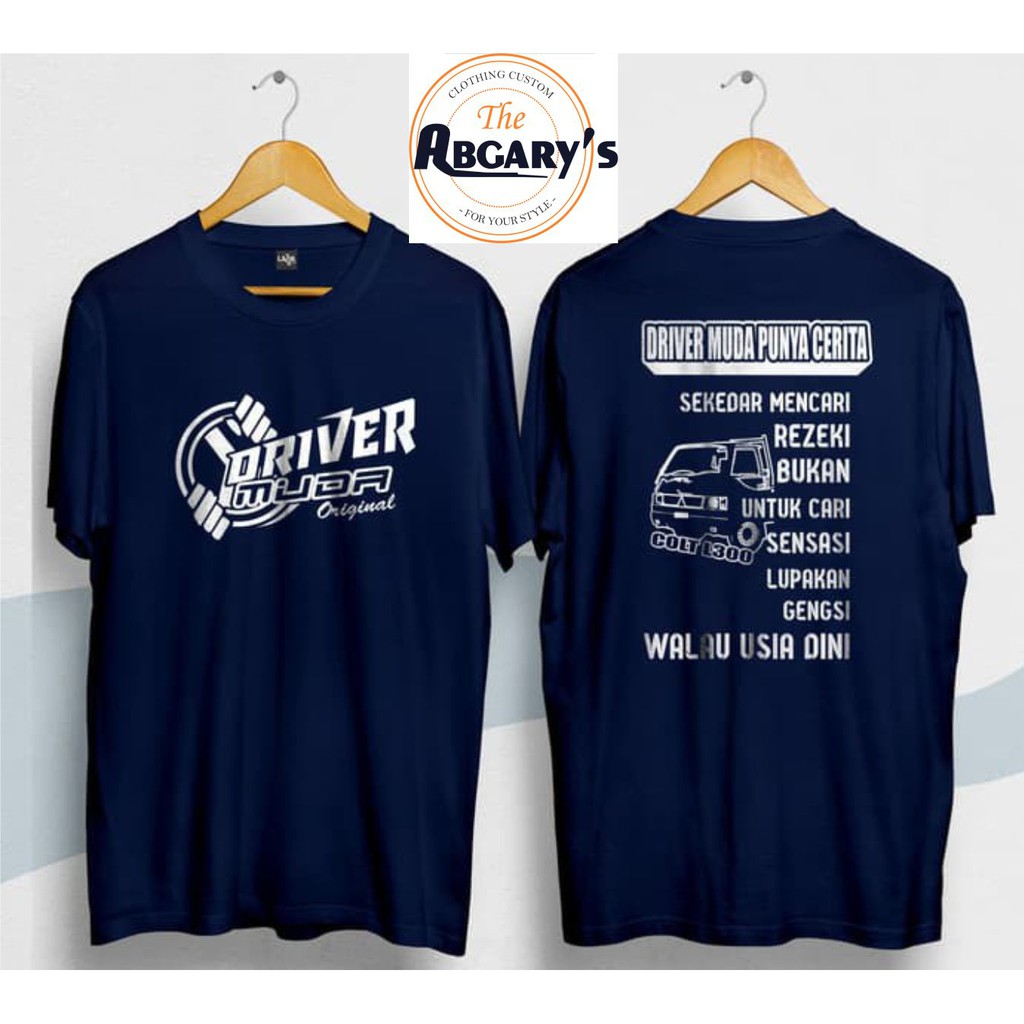 KAOS DISTRO DRIVER MUDA PUNYA CERITA COLT L300 TSHIRT PREMIUM KAOS KEKINIAN