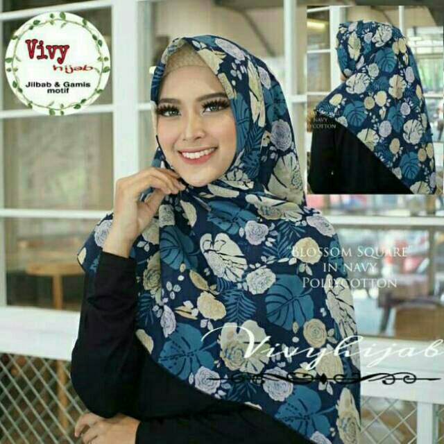 Jilbab motif pollycotton
