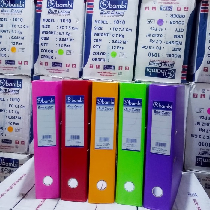 

Ordner Bambi Folio 75MM 1010 Varian Warna