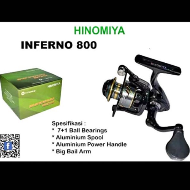 Reel Hinomiya Inferno 800 - Power Handle