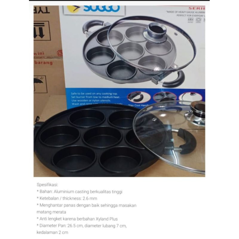 cetakan martabak mini 7 lubang