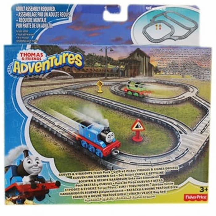 Diecast Set - Diecast Thomas And Friends - Diecast Hotwheels Thomas Adventures - Curves & Straights