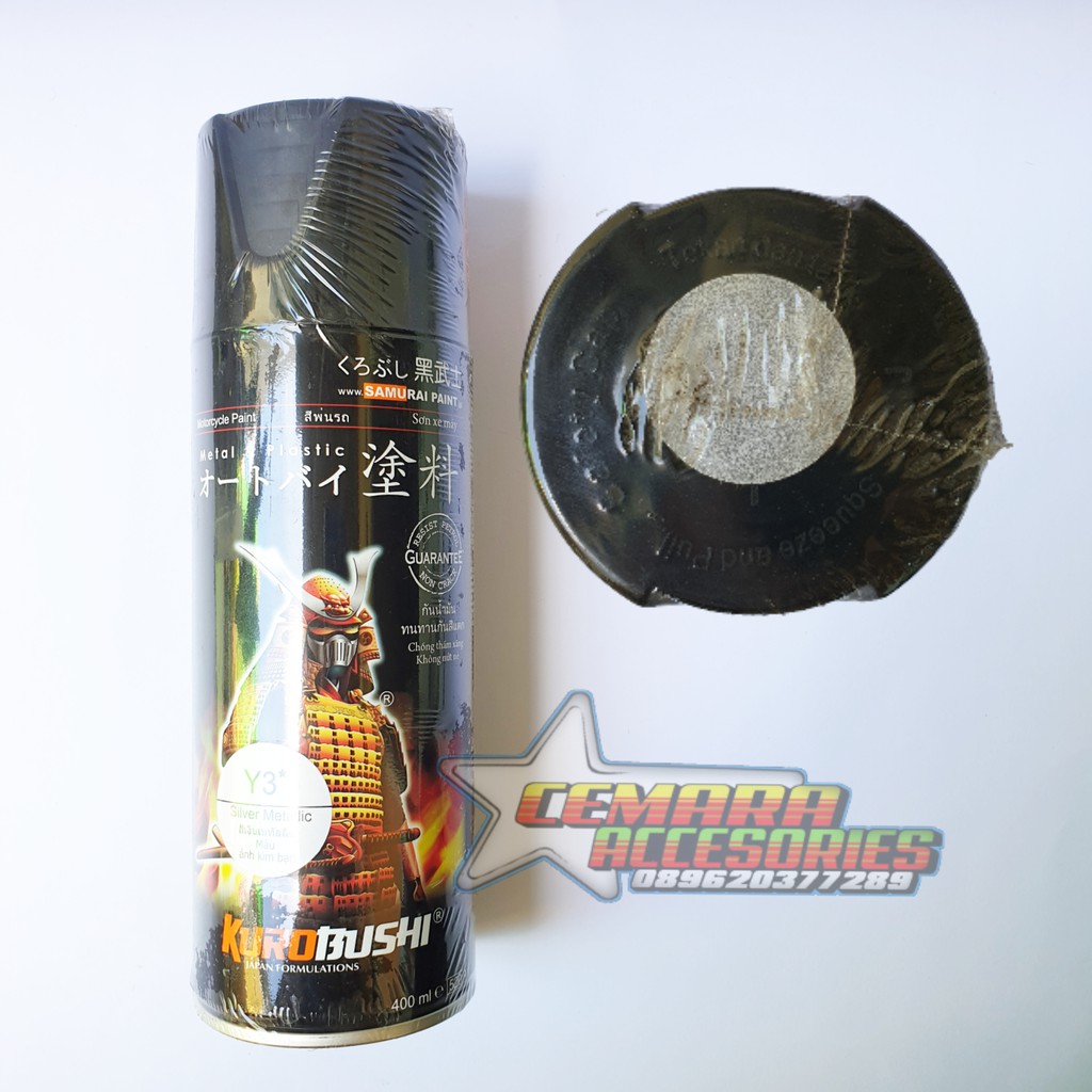 

Pilox Samurai Paint Silver Metallic Y3 400 ml - Cat Semprot
