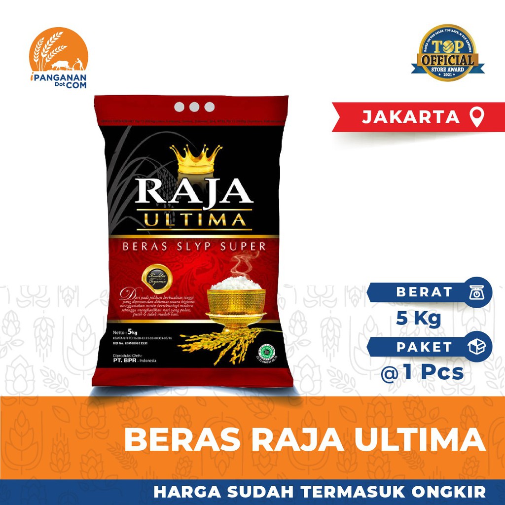 

Beras Raja Ultima 5 kg (Harga + Ongkir)