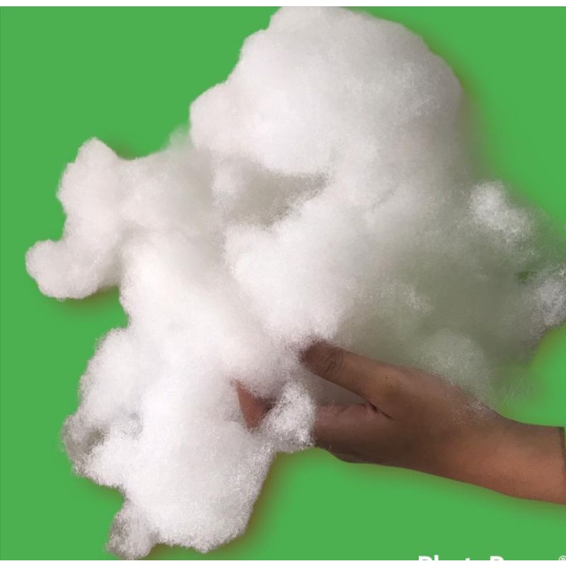 Dakron/Dacron/Kapas Silikon HCS Grade AAA Isian Bantal isi 100 Gram ( 0,1Kg )