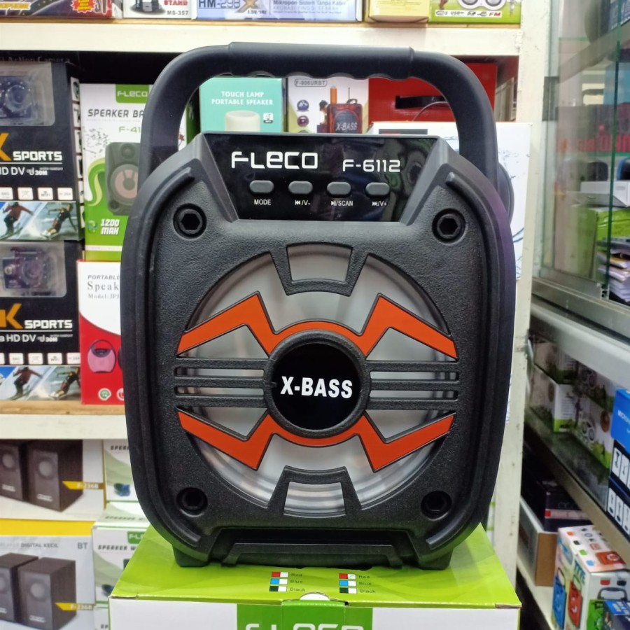 Speaker Bluetooth FLECO F-6111/6112 Extra Bass+Mic