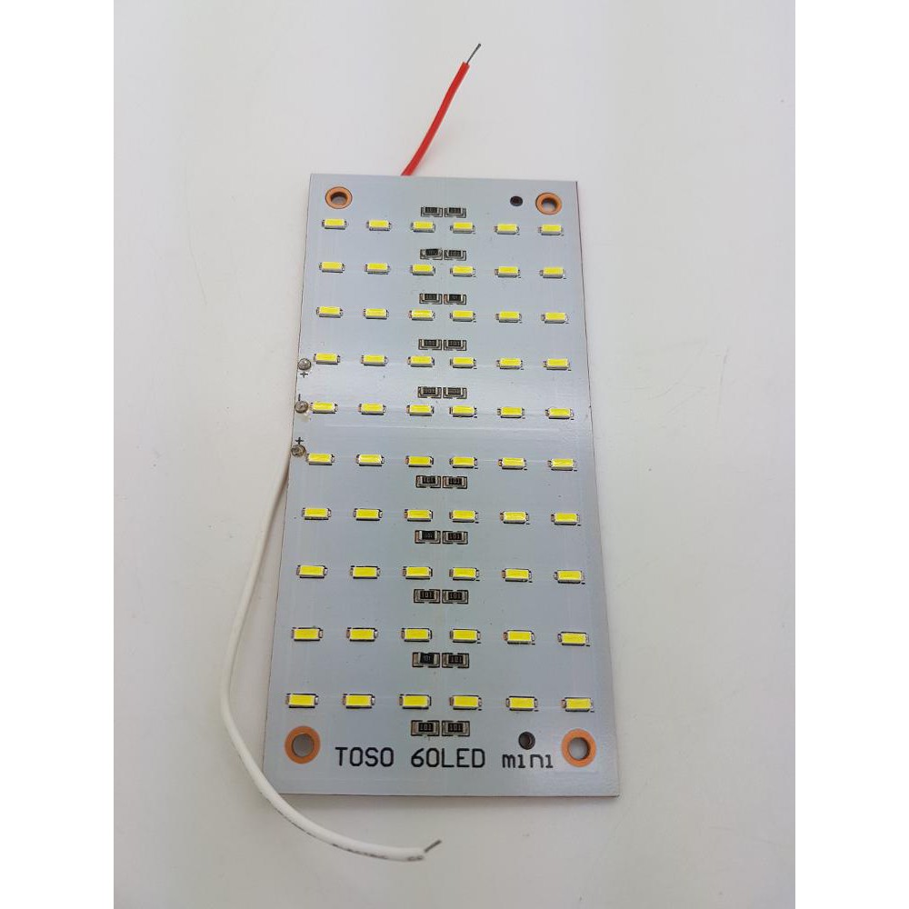 Led SMD PCB Toso 60 led ( PCB 11.5cm x 5.5 cm )