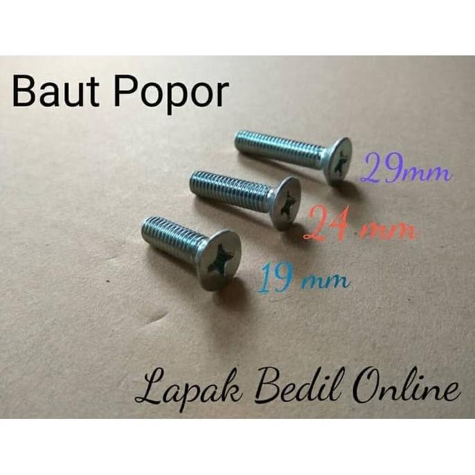 Kd As59 / Baut Popor Panjang 19Mm Star