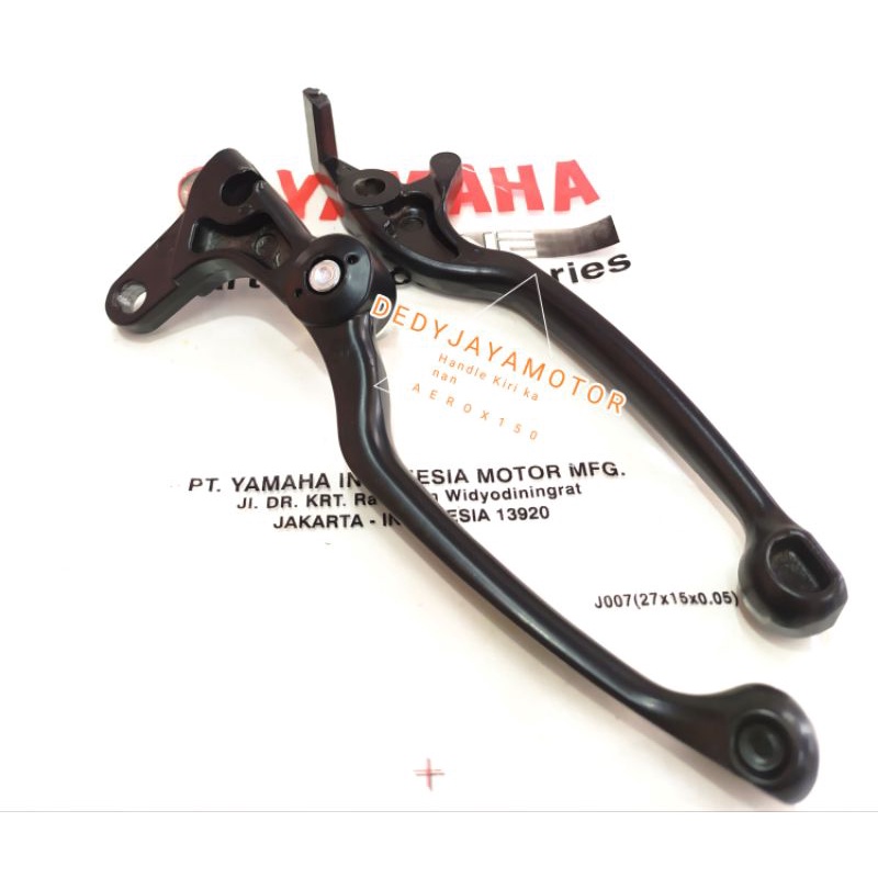 Handle rem kiri kanan aerox 150 aerox 155 handle rem kiri+ handle rem kanan aerox 155 Lexi 150 warna hitam