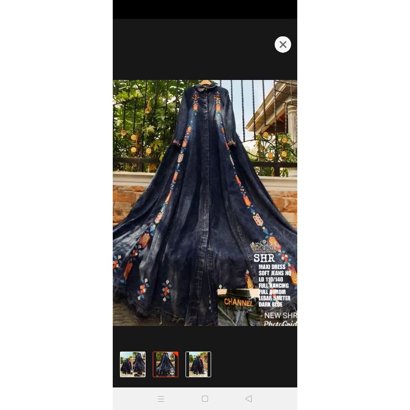 Gamis Jeans SHR PREMIUM