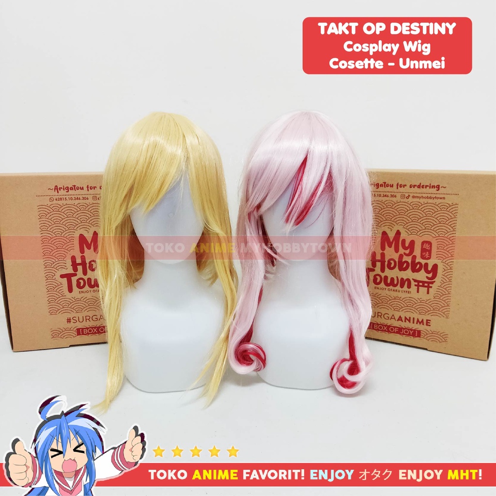 Wig Cosplay Anime Takt Op Destiny : Cosette - Rambut Palsu