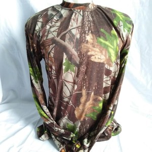 camuflage long t-shirt pe single