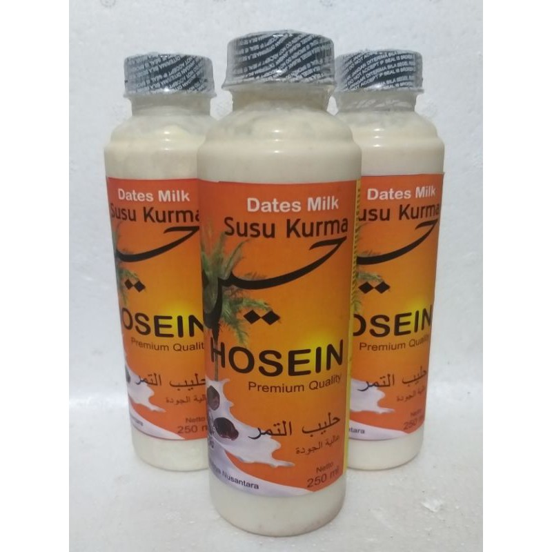 

Susu Kurma HOSEIN 250ML 100% Susu Sapi Murni + Kurma Raja Sukkari