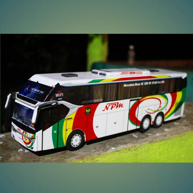 Miniatur Bus Bis Npm Tronton Mobil Mainan