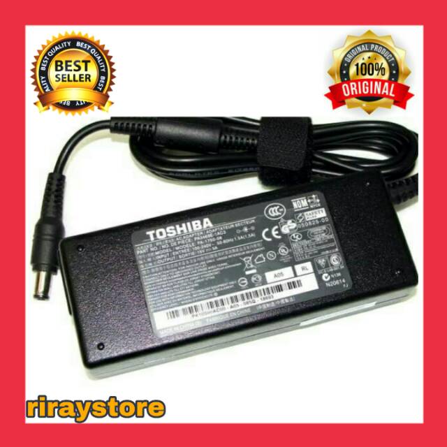 Adaptor Charger Laptop TOSHIBA Satelite A100 A105 A500 C600 C800 L310 19V 3.95A ORIGINAL