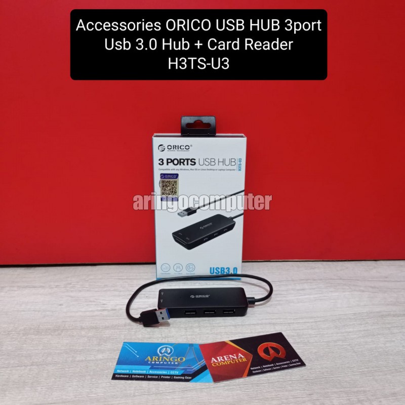 ORICO USB HUB 3port Usb 3.0 Hub + Card Reader H3TS-U3