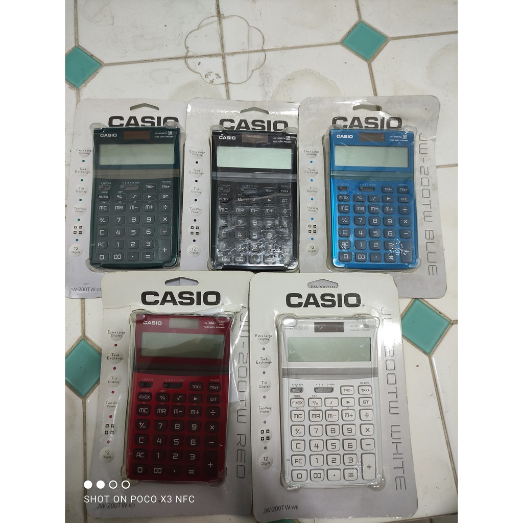 

kalkulator casio jw 200 tw sisa lelang 18x10,5 cm
