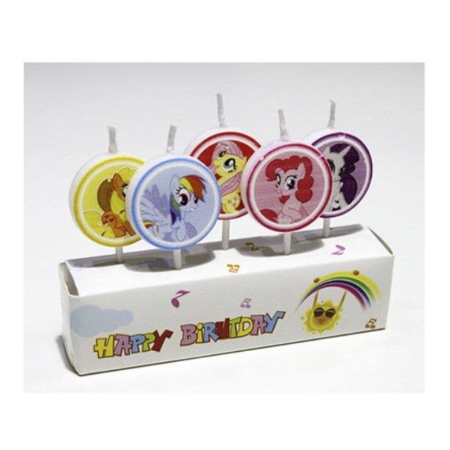 TGM - Lilin Ulang Tahun Karakter isi 5 PCS BABY SHARK LOL UNICORN PONY FORZEN ELSA