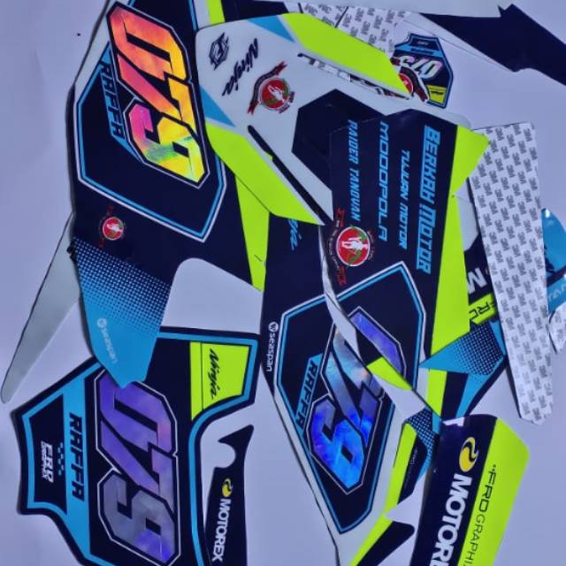 Decal Tebal Mika 3M ATAS Ninja Trail KTM 250 HUSQVARNA DLL