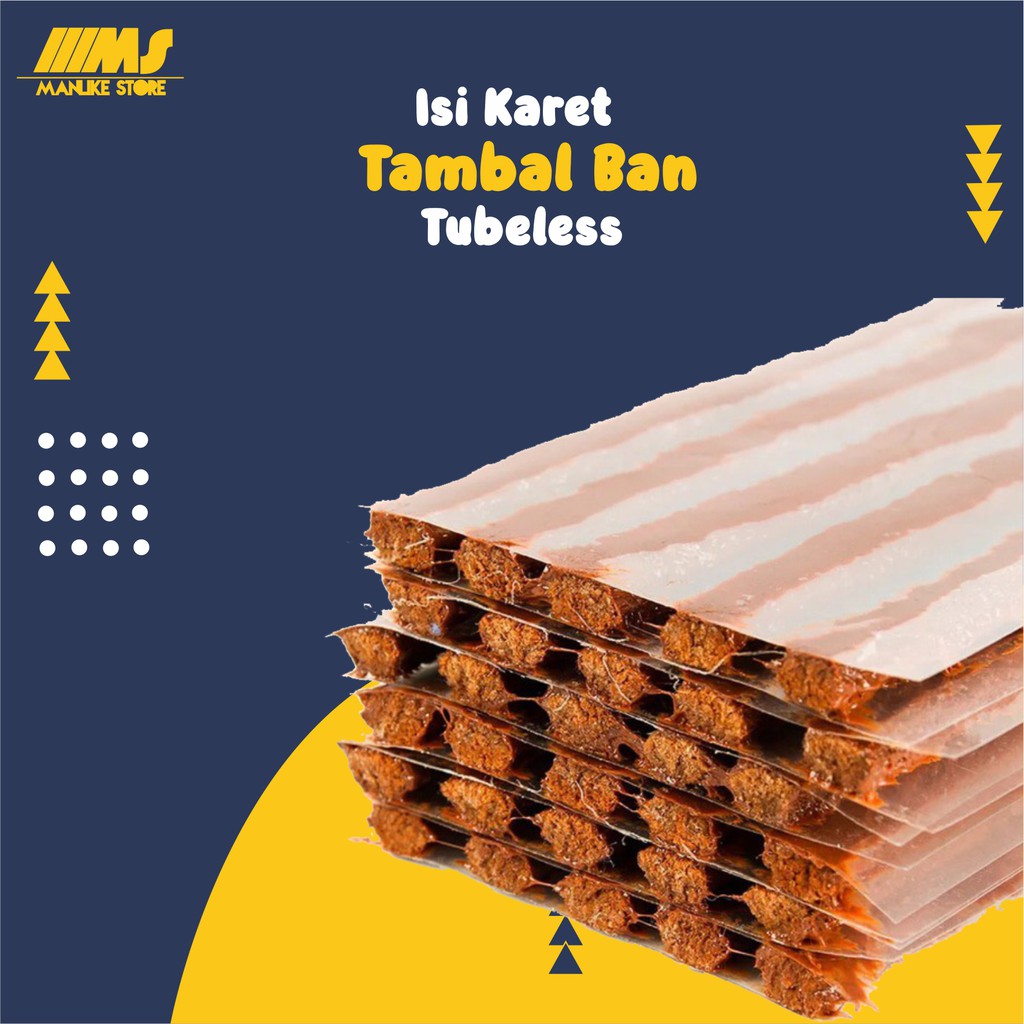 Refill isi karet ban tubles/Isi ulang tambal ban/Lem Karet Ban Mobil Motor