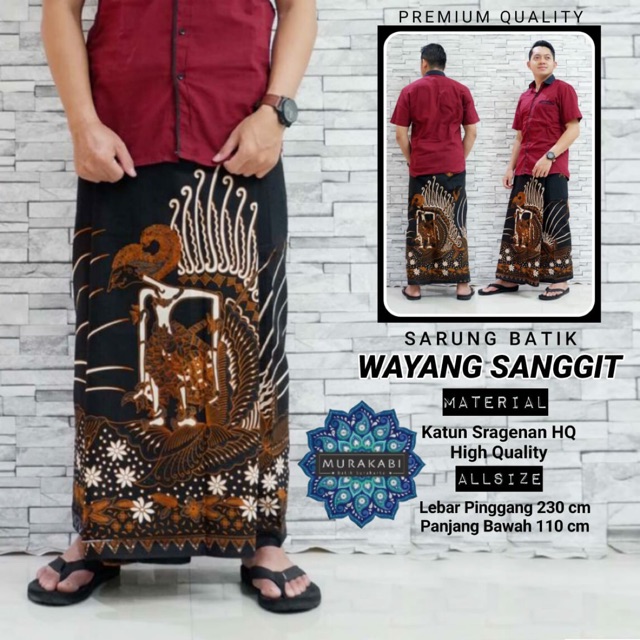 Sarung Batik Wayang Sangit Termurah