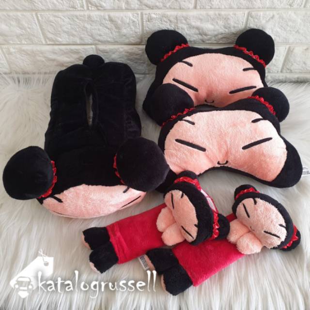 Bantal Mobil Set 3in1 Pucca