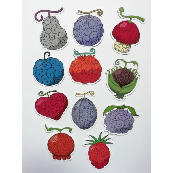 

[ST-A-12] Stickers Fruit Demon One Piece Sticker Buah Iblis Anime One Piece Sticker Anime One piece