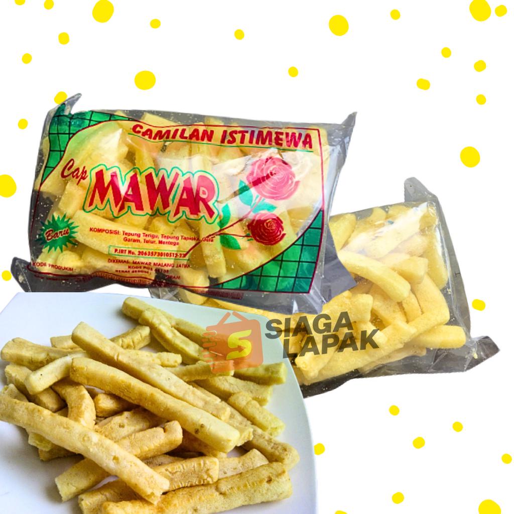 Kerupuk Stik Bawang Cap Mawar 50gr Krupuk Stick Gurih