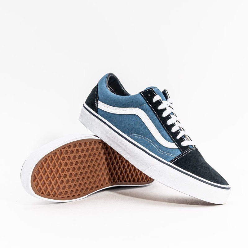 ( 8.8 ) ORIGINAL 100% Vans Classic OldSkool Navy Original BNIB