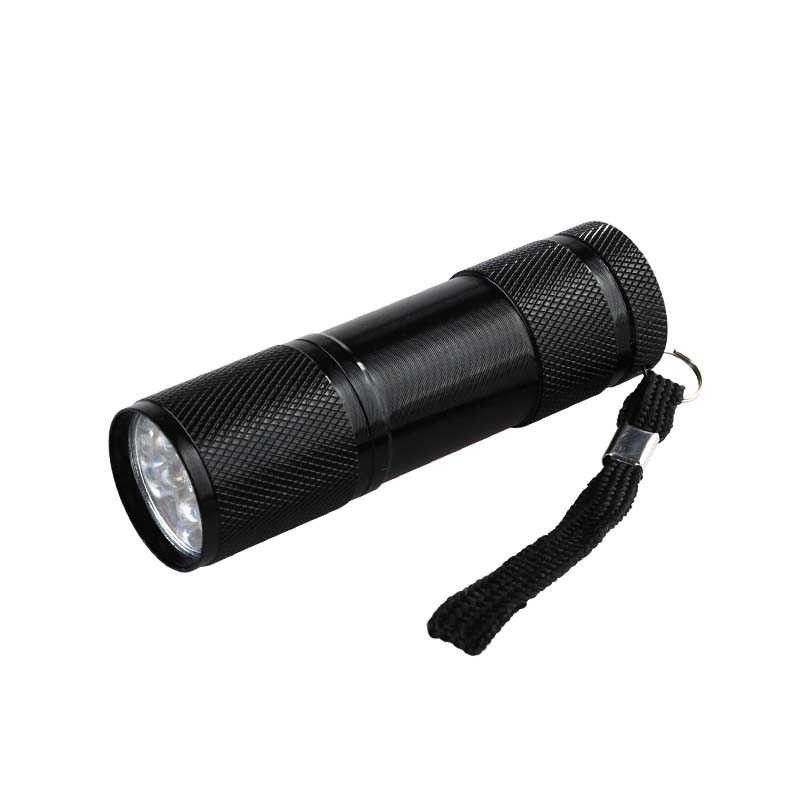 Bayar Ditempat TaffLED Senter LED Mini Ultraviolet UV 400nm 9 LED - UV-395 / Senter UV