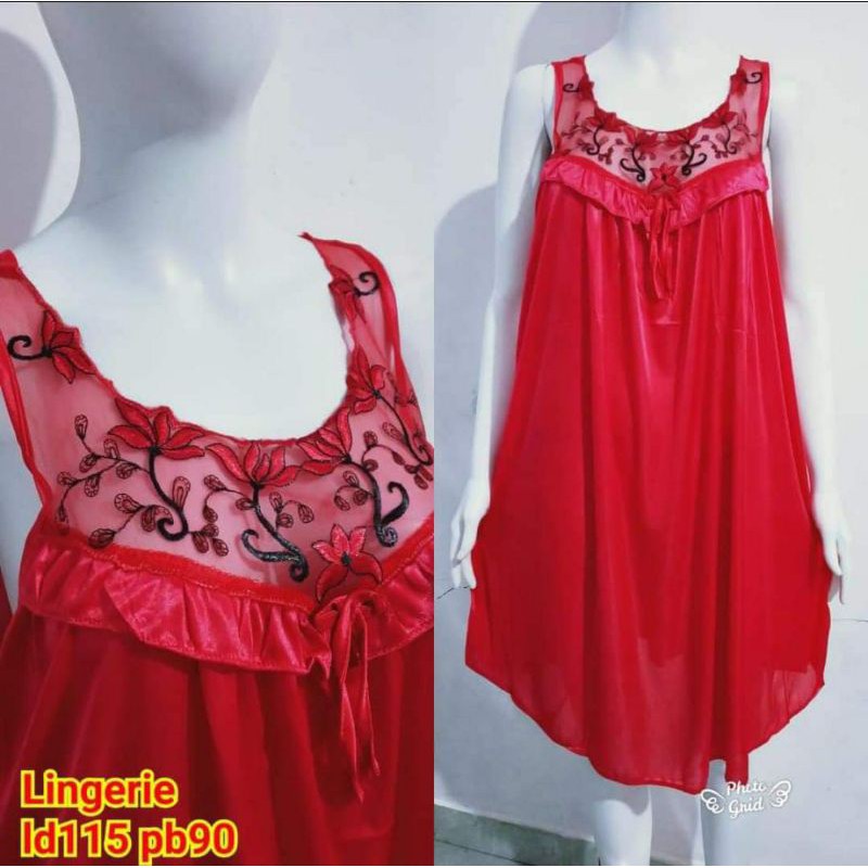 LINGERIE SATIN / BAJU TIDUR PENGANTIN / DASTER RENDA / DASTER CANTIK / DASTER SEXY