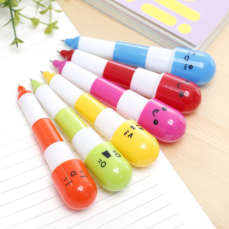 

Pulpen Sekolah Karakter Unik Lucu Pena Vitamin ATK Bolpoin Pen Alat tulis