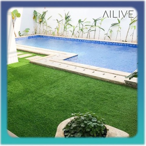 Karpet Rumput Sintetis 10mm Ukuran 25x25cm Rumput Palsu Artificial Golf Swiss Grass