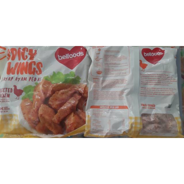 

Belfoods spicy wings 500gr