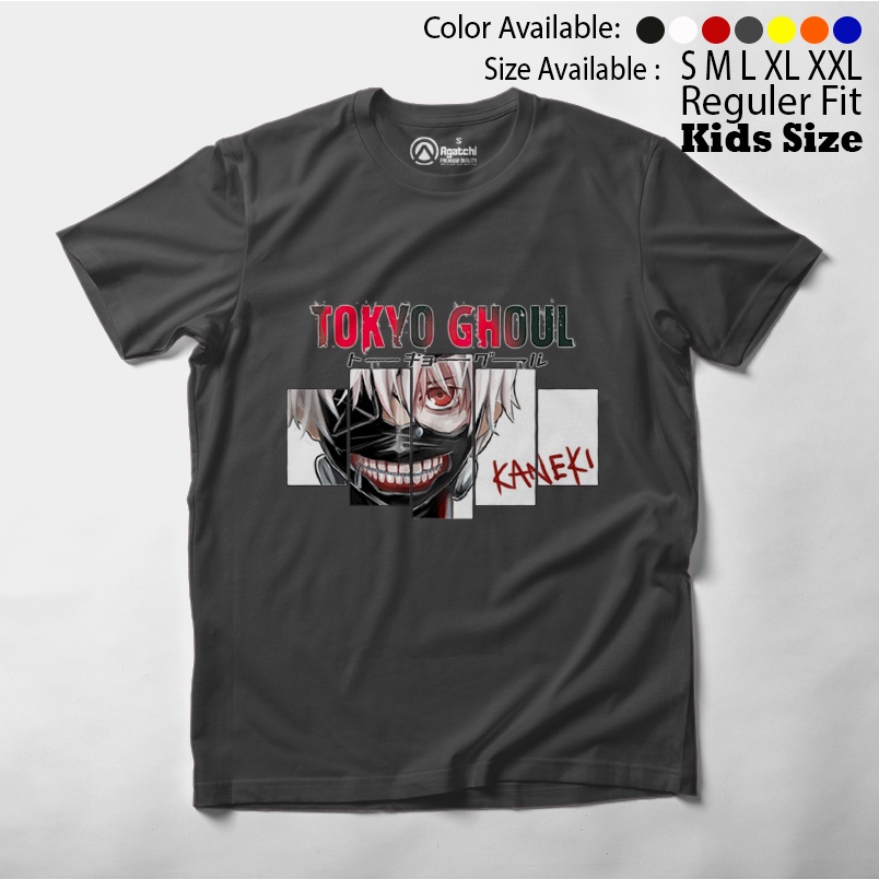 Baju Anak / Kaos Atasan Anak / Kids T Shirt Tokyo Ghoul Kaneki