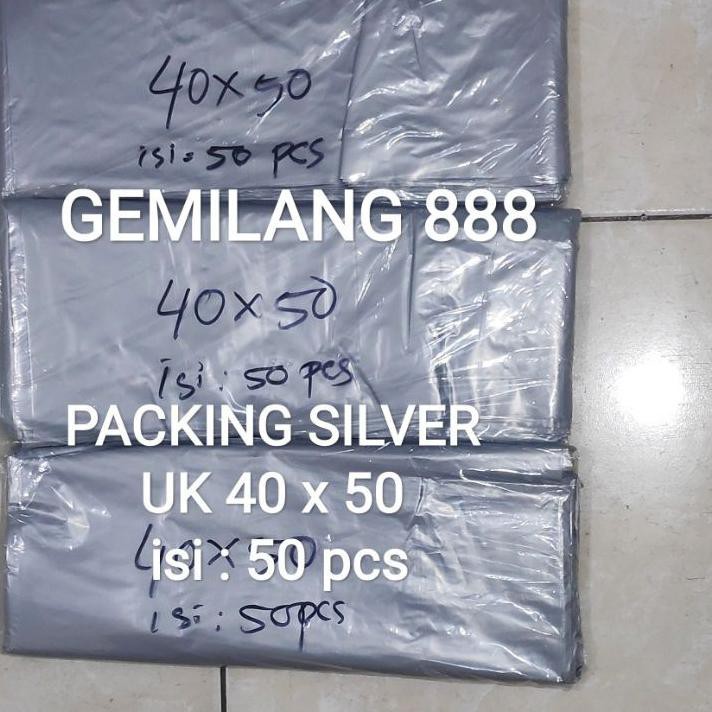 

[beforetitle3] ♗Plastik Packing Silver uk 40x50, Hd packing Silver, Plastik bungkus Paket ♗