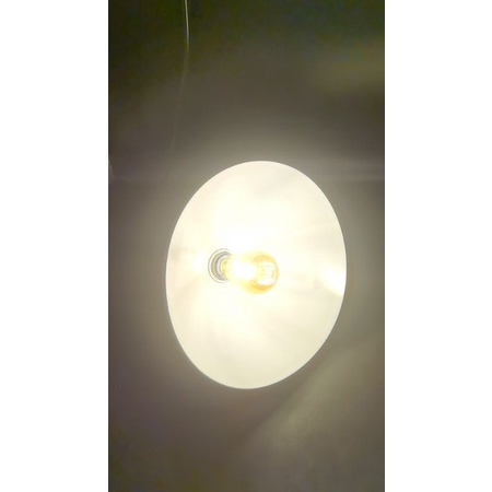 Lampu Hias, Lampu Gantung, Lampu decor, Pendant Light model setengah bulat size L + gagang metal E27