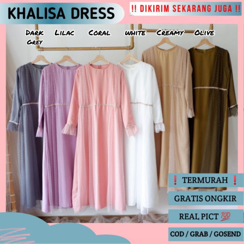 KHALISA LACE DRESS / DRESS LEBARAN