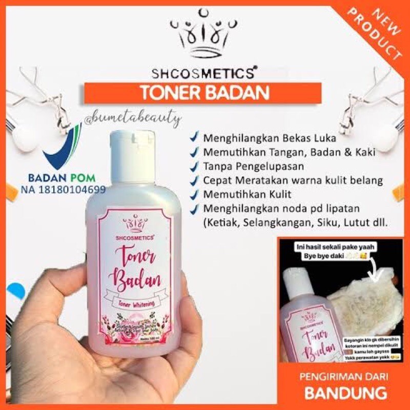 Toner Badan ShCosmetics