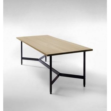 Meja Makan Kaki Besi - Meja Makan Industrial Minimalis