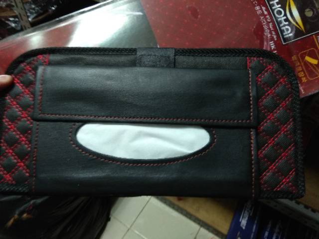 Tempat tissue cd sunvisor tisu mobil