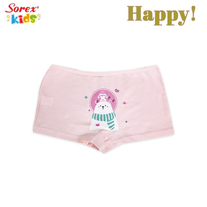 Sorex Kids Celana dalam Boxer Anak Perempuan CD SK 1312 (1pak isi 2biji)