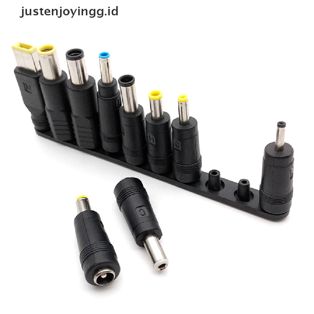 // justenjoyingg.id // Tips Universal Jack DC 5.5mmx2.1mm Connectors Charger Converter Laptop Adapter ~