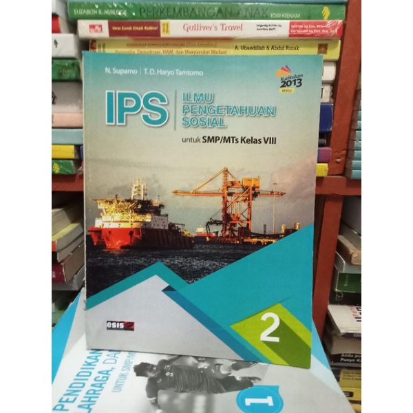 buku IPS kelas 8 SMP Erlangga ESIS