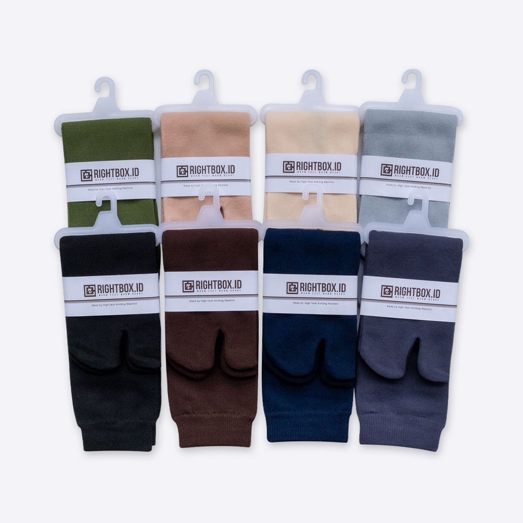 Rightbox, Kaos Kaki Jempol Polos, Bahan Katun Nilon, Tersedia Warna warna Favourite-3