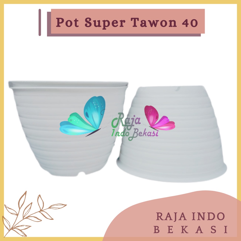 ORI Pot Super Tawon Jumbo 40 Putih