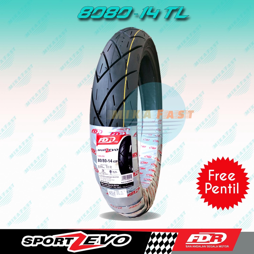 Ban FDR Sport Zevo 80/80 Ring 14 Tubeless