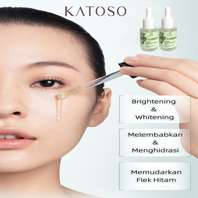 (BPOM) Katoso Camellia Brightening &amp; Glowing Serum 20ml