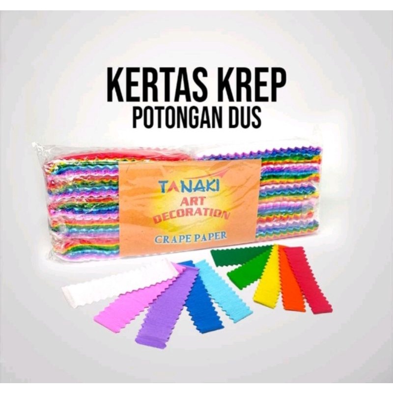 

N_S_Y Crape Paper Tanaki art decoration kertas warna warni untuk menghias acara2 ulang tahun dll